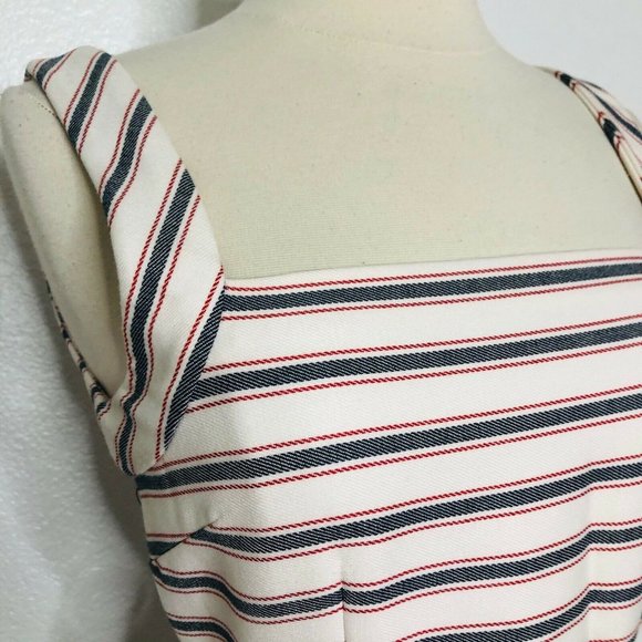 Zara Striped Belted Bodycon Dress - Picture 4 of 10